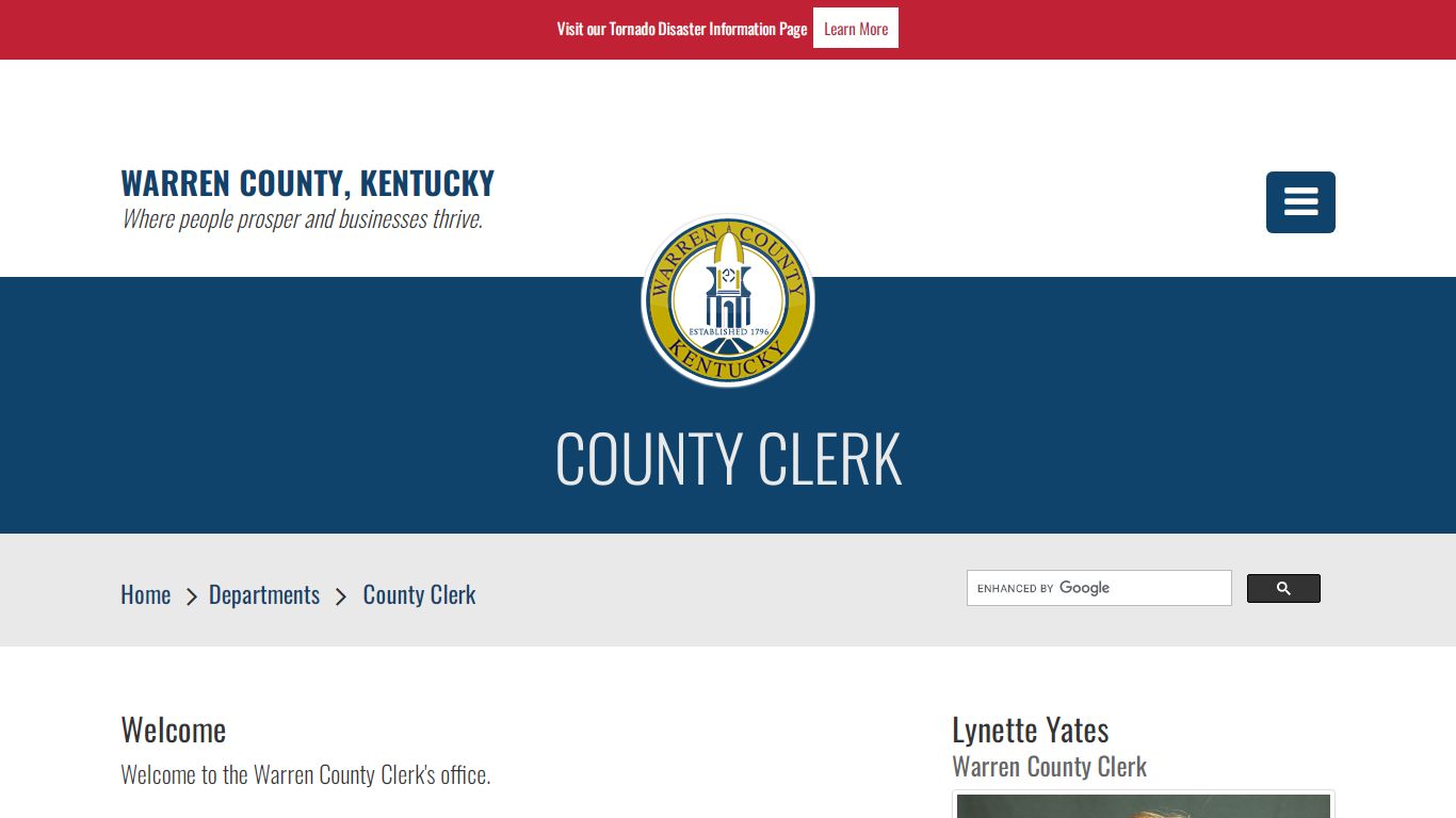 County Clerk's Office | Warren County, Kentucky